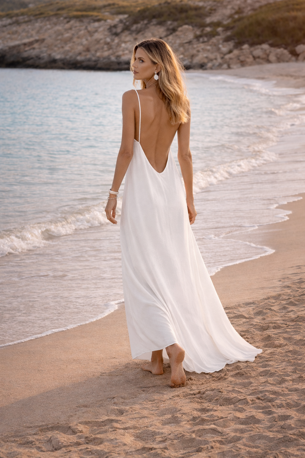 Valresse Backless Cami Maxi Dress